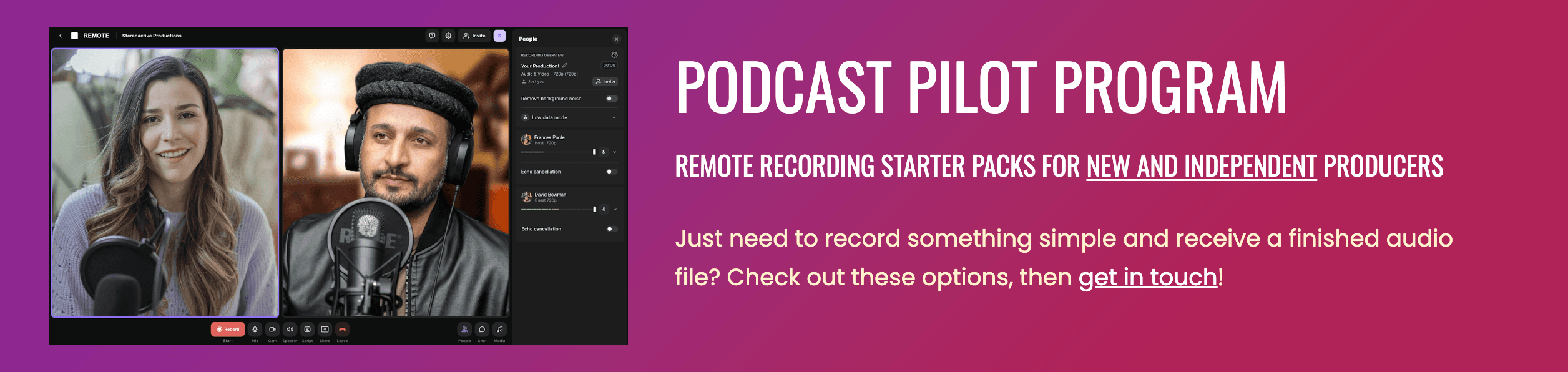PODCAST PILOT PROGRAM